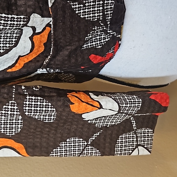 KENZIE BLAZER 6 ONE BUTTON POCKETS LEAVES FALL BROWN RED ORANGE YELLOW NWOT - Picture 5 of 11